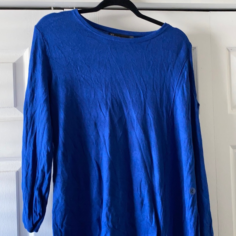 NEW YORK AND CO. - BLUE SWEATER